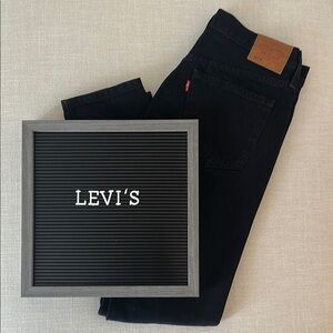 Levi's Black 501 S Skinny Jeans